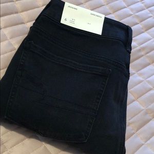 American Eagle Super Stretch Black jegging jeans